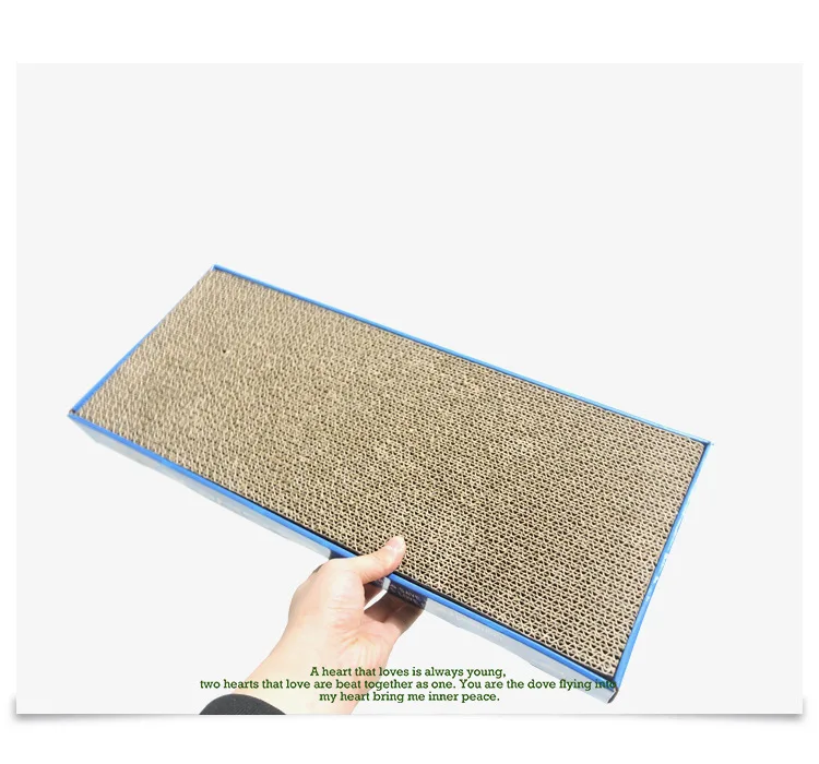 Кошачьи игрушки скретч доска гофрированная бумага Pad с Catnip толстая одежда для котенок интерактивный игрушки шлифовальный гвоздь