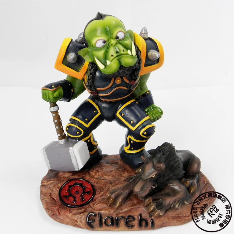 10 см DC WOW Thrall The Orc фигурка шаммана игрушки прекрасная статуя кукла ПВХ ACGN