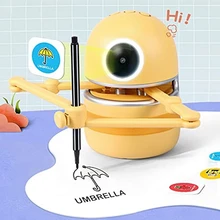 Inteligentny automatyczny rysunek Robot żółty malowanie matematyka pisownia Robot USB akumulator Robot edukacyjny zabawka unikalny prezent dla dzieci tanie tanio FURONGHUA NAPIĘCIE AC CN (pochodzenie)