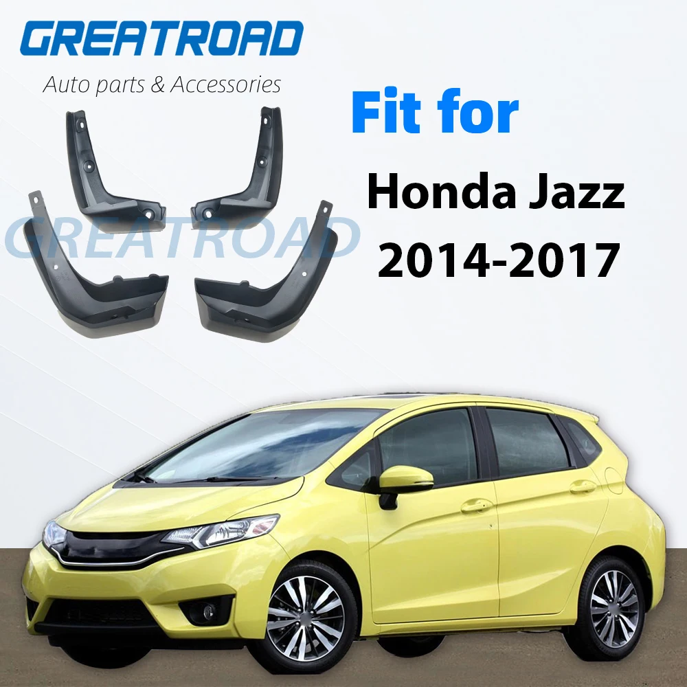 Car Mud Flaps For Honda Fit Jazz Gk5 Mk3 2014 2015 2016 2017 Mudflaps