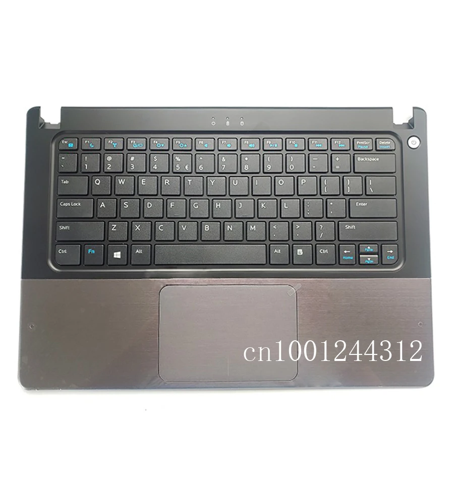 Чехол для Dell Vostro V5460 5460 V5470 5470 V5480 5480 Упор для рук верхняя крышка клавиатуры с сенсорной панелью 0N1TKX - Цвет: Grey No-Fingerprint