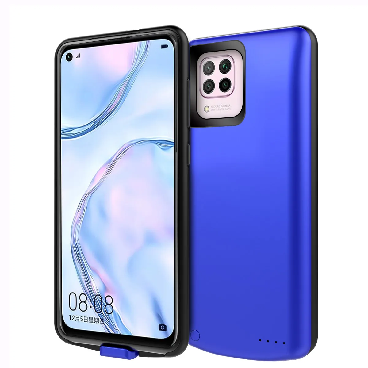 Для huawei Nova 6 SE Nova 6 Honor V30 Pro, 6500 мАч, чехол для зарядного устройства, расширенный аккумулятор, резервный источник питания, защитный чехол, задний Чехол