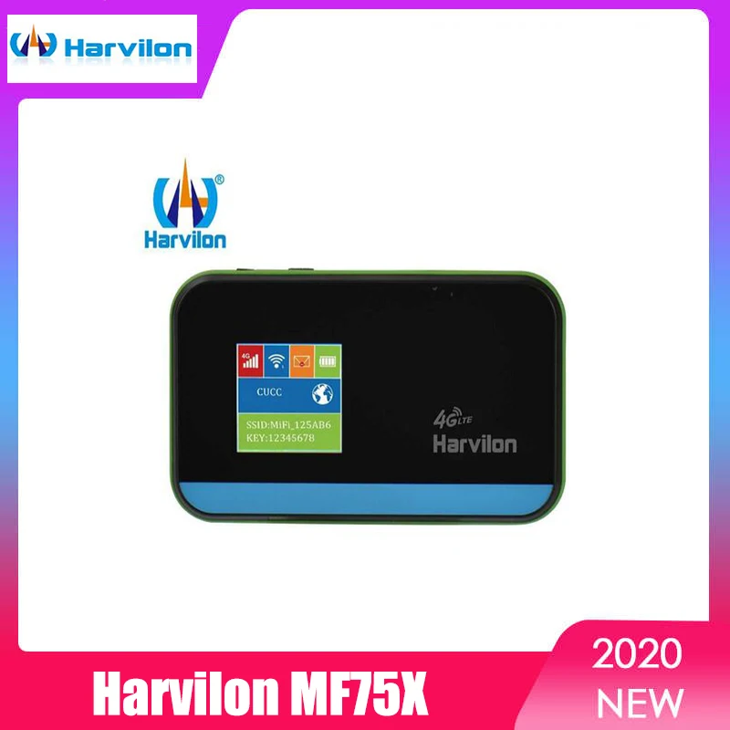 

Harvilon MF75X 3G&4G Wireless Router Hotspot WiFi Modem with Lcd Screen
