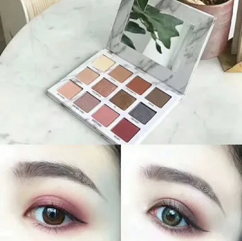 

The new 12 color eye shadow Venus marble plates of dumb light of pearl eye shadow colour makeup