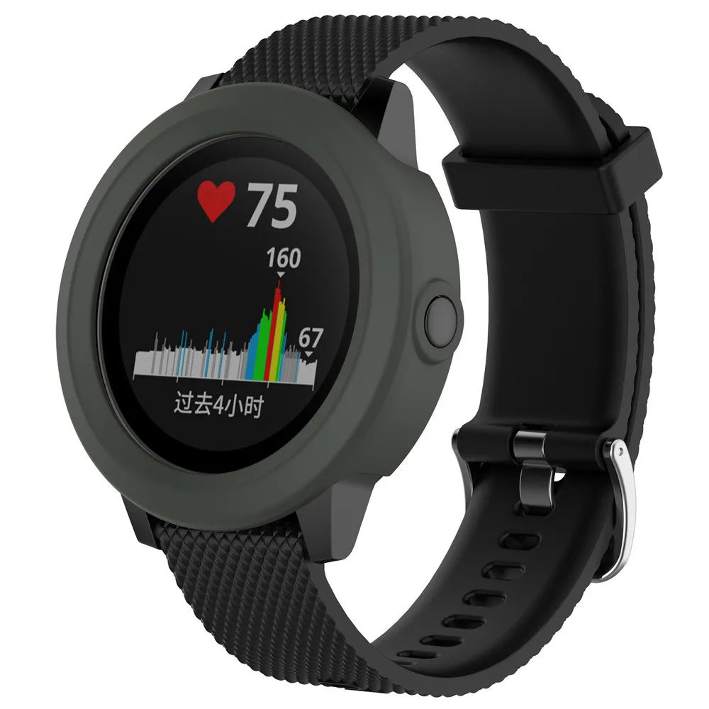 

New Soft Silicone Protector Case Cover Shell For Garmin Vivoactive 3 Smart Watch Protect Case Diameter 45.4MM Watch Accessories