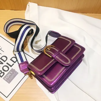 

Fashion Flap Women Should Bag Shiny Crossbody Bags for Women 2020 Famous Brand Designer Ladies Clutch Purses and Handbags Trend