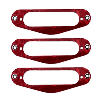 

3pcs Guitar Pickup Frame Mounting Ring Single Coil Flat Humbucker Pickup Ring Inner Hole Width 15mm for TL Style Electric Guitar
