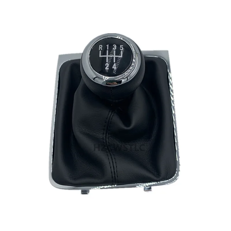 

New For VW Passat B6 2005 2006 2007 2008 2009 2010 2011 5 Speed Car Gear Shift Knob With Gaiter Boot Cover Frame CW02007