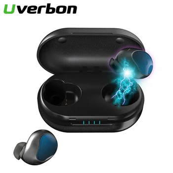 

T10 TWSBluetooth Earphone True Wireless Charging Bluetooth V5.0 Touch Control Stereo Sports Headsets Charge Treasure Earphone