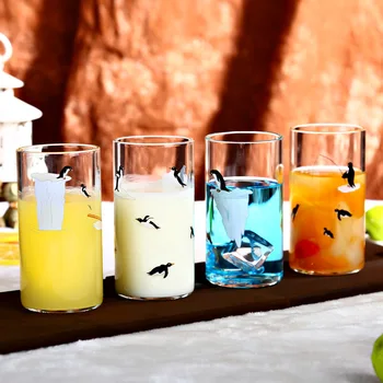

Glass Cup Multi-color Glass Cupping Set Glassware Glass Cup for Tea Crytal Creative Glass Mug Personalized Cups Glass Kitchen