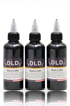 

New 1 Bottle 4oz black Tattoo Ink Pigment Set Kits Body Arts 100ml black Professinal Beauty Permanent Makesup Art Supplies