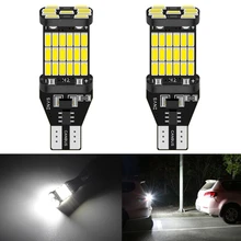 2 pçs w16w t15 t16 lâmpadas led canbus livre de erros led backup reverso luzes 921 912 w16w lâmpadas led carro invertendo lâmpada xenon branco