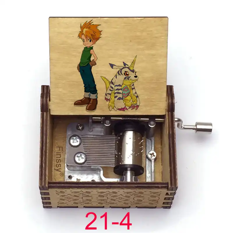 ホットハンド木製デジタルモンスターdigmonオルゴールアニメファンクリスマス誕生日ギフト オルゴール Aliexpress