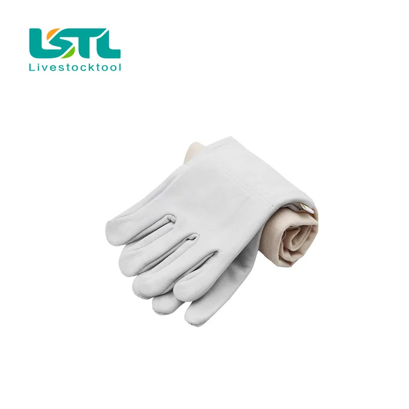 1 Pair Beekeeper Prevent Gloves Protective Long Sleeves Sheepskin Soft PU Leather Anti Bee for Beekeeping Apiculture Equipment beekeeping tools beekeeping accessories beekeeper gloves