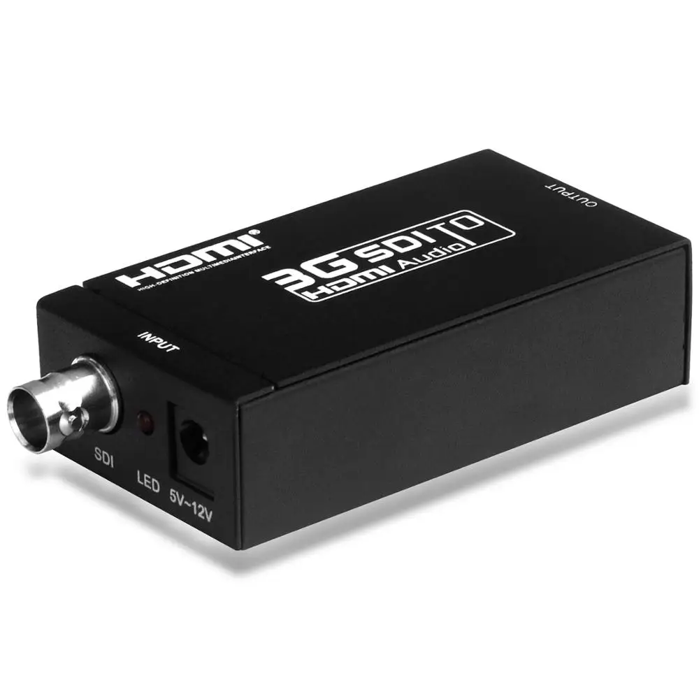 1080P Mini 3G SDI в HDMI конвертер с аудио для HD камеры видео мини коробка поддержкой SDI/3G/HD