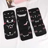 Black Unisex Cartoon Cat Funny Expression Face Mask Cotton Breathable Mouth Mask Anti-dust Pollution Masks For Woman Man 3