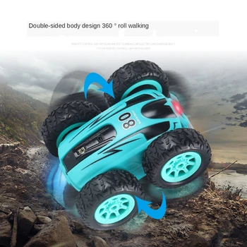 

New Remote Control Toy Rock Climbing Car 4WD Rollover Car Mini High Speed Stunt Car Children USB Charging Remote Control Toy Car