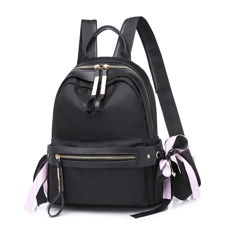 

Wholesale 2019 New Style Backpack Women's Korean-style Fashion Waterproof Nylon College School Bag Casual Shopping Backpack