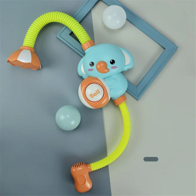 Electric Elephant Shower Toys Kids Baby Bath Spray Water Faucet Outside Bathtub Sprinkler Strong Suction Cup игрушки для детей 3
