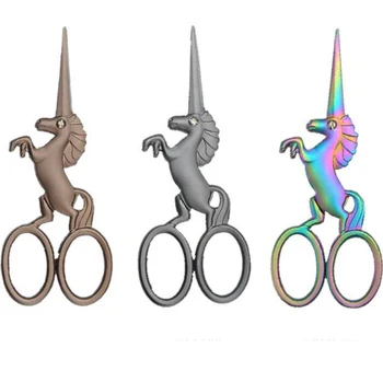

Unicorn Snake Scissors Cutting Scissors Retro Vintage Sharp Sewing Scissors for Tailor Thread Stainless Shears Handmade Fabric