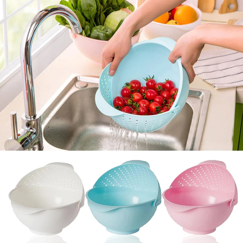 Mulyi Function Fruits Vegetable Storage Washing Draining Basket Cleaning