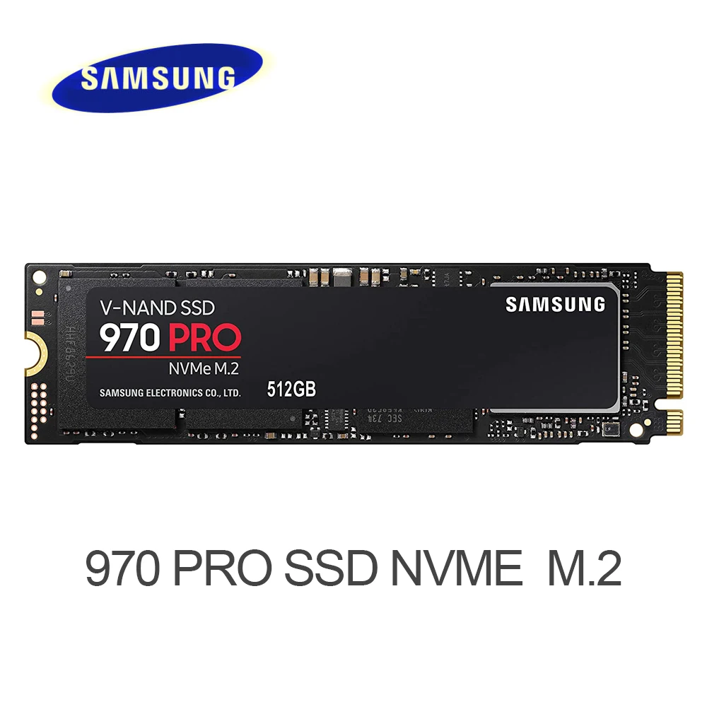 SAMSUNG SSD 970 PRO 512 ГБ 1 ТБ твердотельный накопитель M.2 интерфейс (NVMe протокол) NVMe PCIe MLC 2280