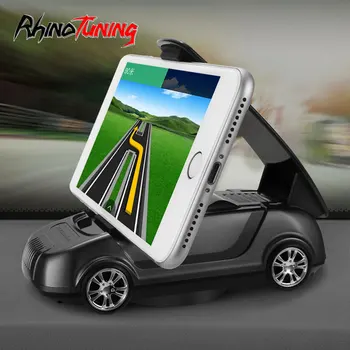 自動車電話ホルダーユニバーサル携帯電話のナビゲーションブラケット車のスタイリングワイヤレス車の充電器 360 度回転自動車の付属品