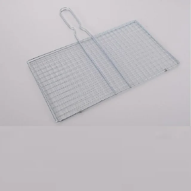 (2Db) Rozsdamentes Acél Grillhalak Grill Bbq Hús Halhálók Kosár - Image 3