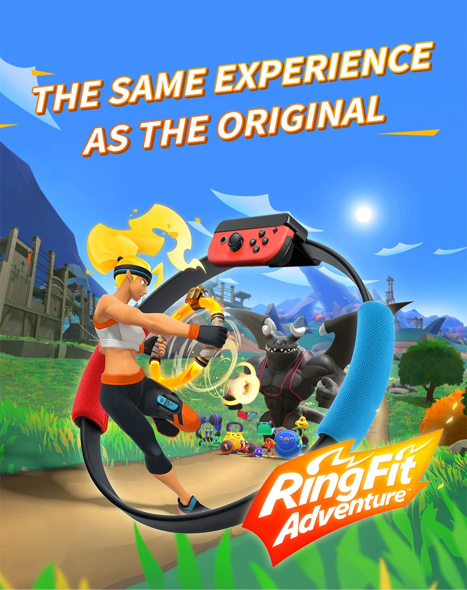Кольцо Con для shand переключатель кольцо для фитнеса Fit Adventure набор для спортивных игр регулируемый ремешок для ног спортивный ремешок кольцо-Con Нескользящие ручки