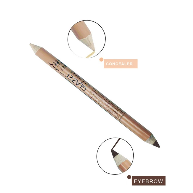 ew Dual-use Double-head Eyeliner Pencil Concealer Pencil Waterproof Cover Blemishes Easy To Color Eyeliner Conealer.w