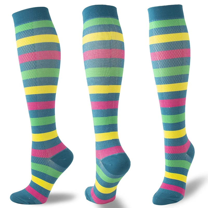 Sports Compression Socks Interesting Patterns Halloween Pressure Running Suitable Varicose Veins Blood Circulation compression socks