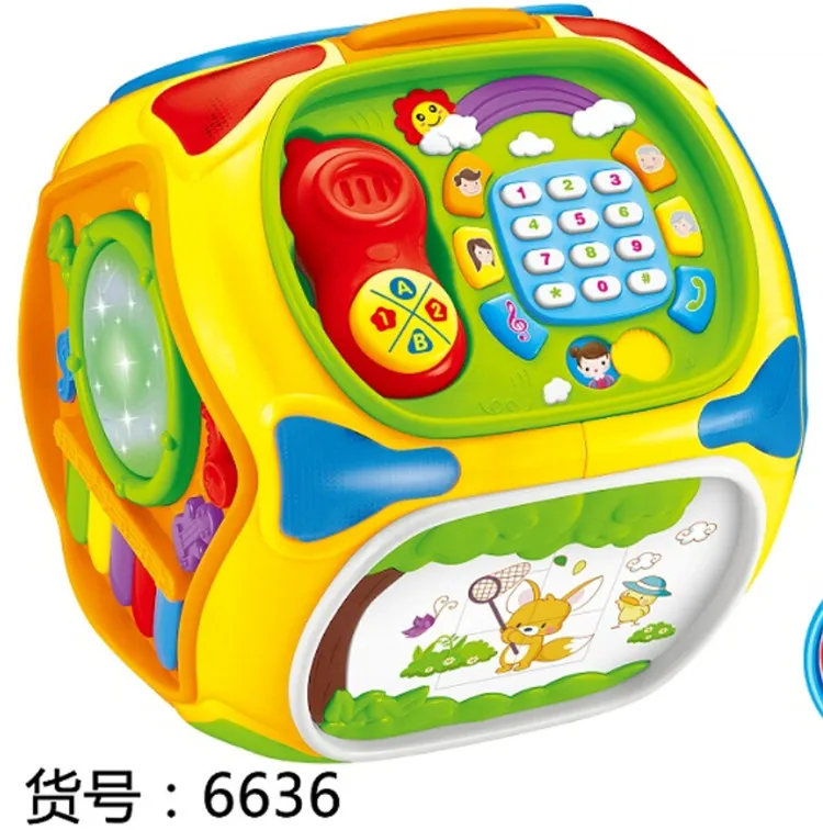 

Ou rea 6636 Toy Fantasy Multi-Faceted House Baby Acumen Estates Are Young CHILDREN'S Baby Early Childhood Educational Music Drum