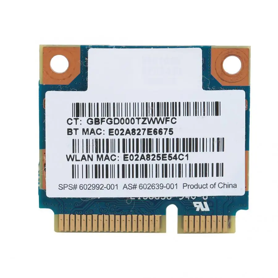 Беспроводная сетевая карта RT3090BC4 300 Мбит/с Bluetooth 3,0 с мини-интерфейсом PCI-E для hp CQ42/CQ62/G56/CQ56/DV6 беспроводная сеть