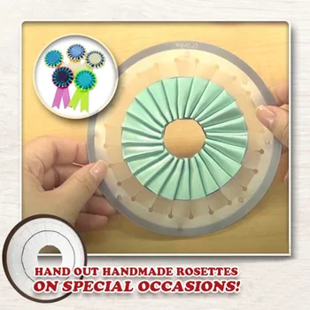 

Rosette Maker Handmade Ribbon Flower Decor Making Tool Quick And Easy To Make Rosette Maker Home Decoration 12CM