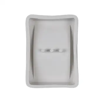 

DIY Handmade Soap Box Mold Plaster Water Clear Concrete Creative Bathroom Toilet Cement Decorative Soap Box Silicone Mold