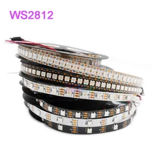 

1m/2m/3m/4m/5m WS2812B LED Strip DC5V 30/60/74/96/100/144 leds/m WS2812 IC IP30/IP65/IP67 WS2812 pixels Smart Lamp Tape