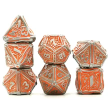 DND dice set rpg dice board game dice for dungeon and dragon dice Polyhedral Metal Dice digital gear D&D Dice gift dice