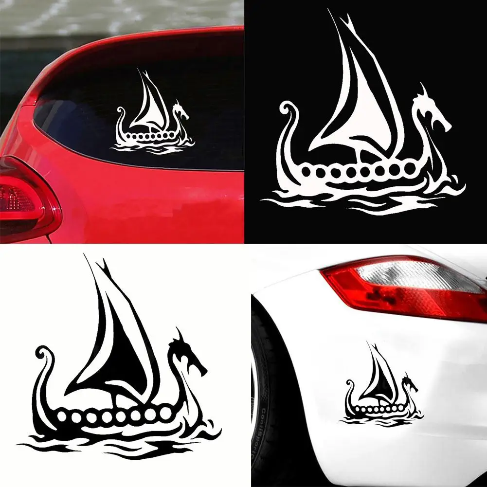 

HOT SALES!!! New Arrival Viking Ship Car Truck Laptop Motorcycle Reflective Decals Sticker Decoration Wholesale Dropshipping