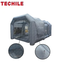 8X5X3 м дешевая цена надувной распылитель покраска стенд куб с воздуходувкой