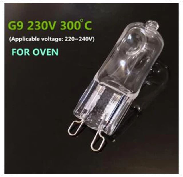 G9 Oven Light High Temperature Resistant Durable Halogen Bulb Lamp For  Refrigerators Ovens Fans 40w 500 Pin Bulb 110v-240v