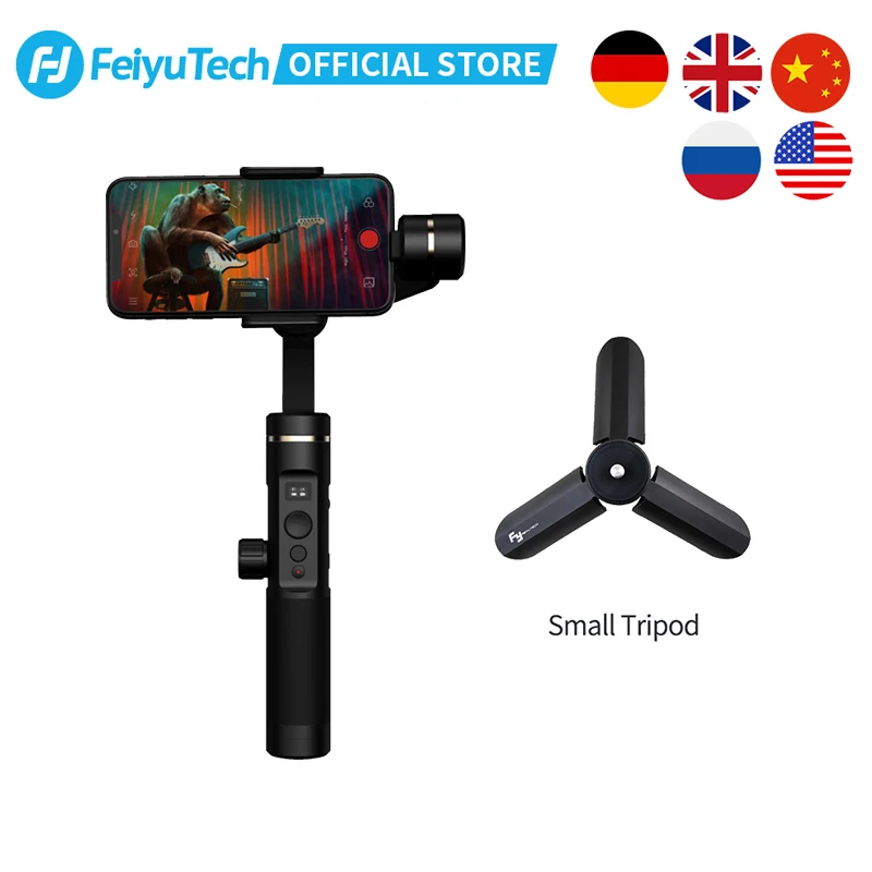 

FeiyuTech SPG2 Gimbal 3-Axis Handheld Stabilizer for Smartphone iPhone X 8 7 OPPO Samsung ViVO phones Smartphone Splash-proof