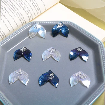 

Super Fairy Blueshine Shimmering Powder Mermaid Tail Resin Pendant DIY Accessories Earrings Nail Accessories Material