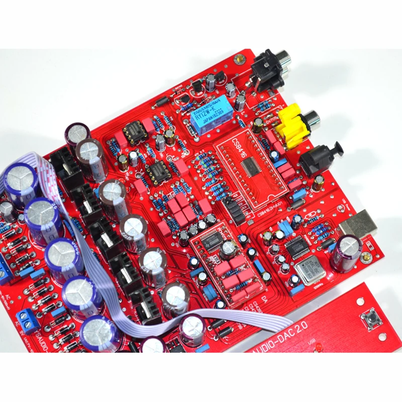 PCM1794/PCM1798 CS8416 аудио HIFI DAC Оптическое волокно коаксиальный usb аудио декодер плата AC dual 15 В+ 9 в 24 бит 192 к T1150