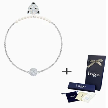 

2020 High Quality New White Crystal Polar Bestiary Bracelet For Girlfriend Fashion Classic Exquisite Romantic Birthday Gift