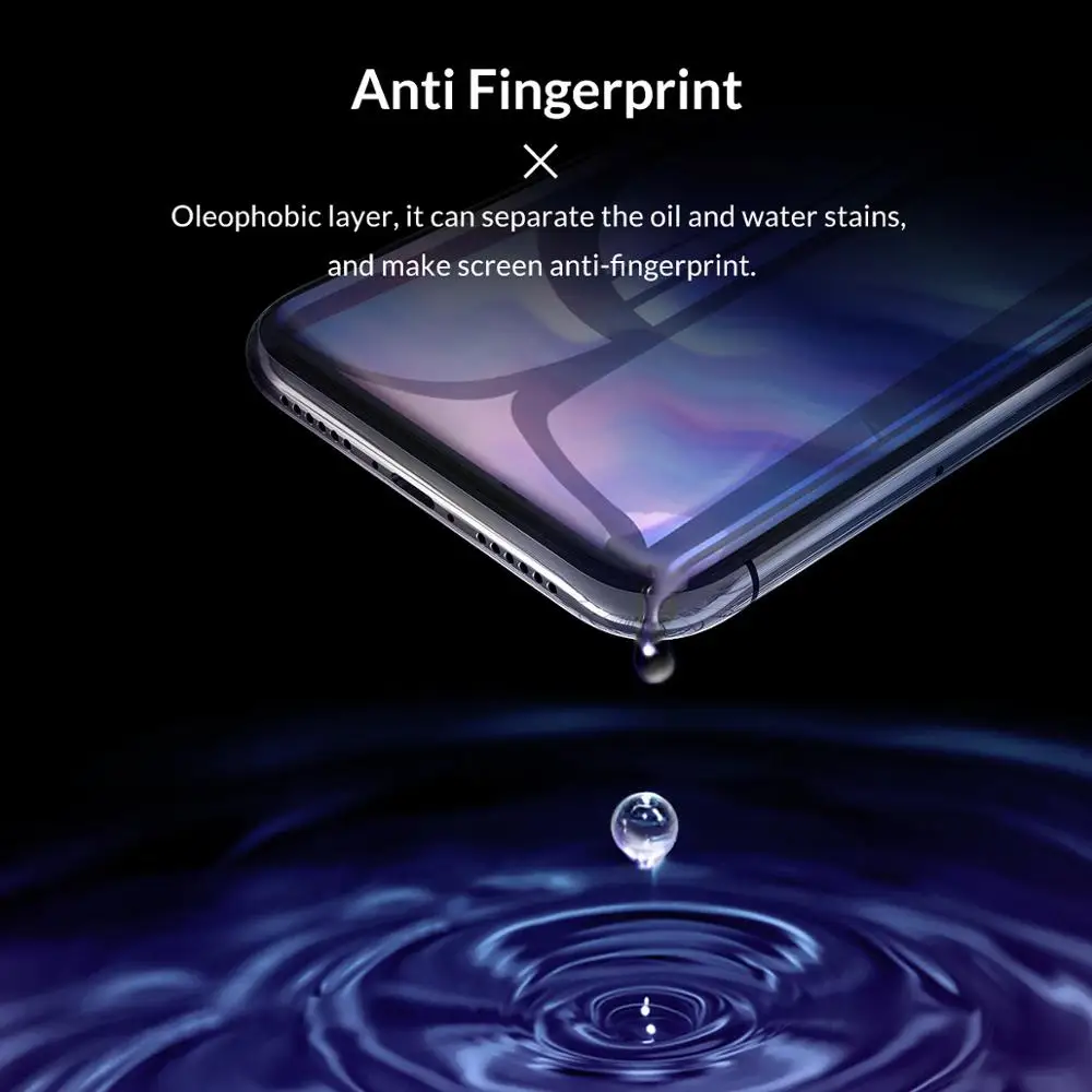 Защитное стекло ORICO для iphone X XS с защитой от синего света 3D полностью изогнутое