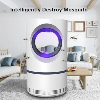 

Mosquito Killer Lamp Effective Electric Fly Bug Mosquito Insect Killer LED Light Trap Pest Control Lamp Home Ultraviolet Light