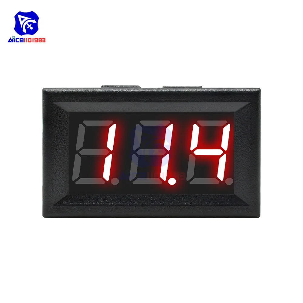 diymore 0.56 Inch LED Digital Display Voltmeter AC 70 -500V Voltage Tester Detector with Wires for Car Motorcycle | Электронные