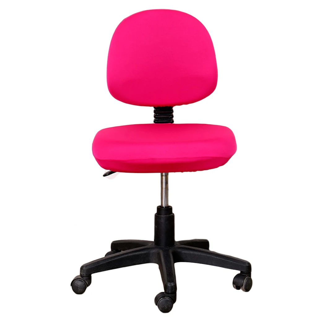 Removable Office Computer Chair Covers Protector Swivel Rotate Office Seat Slipcover (Back Cover and Seat Cover)
