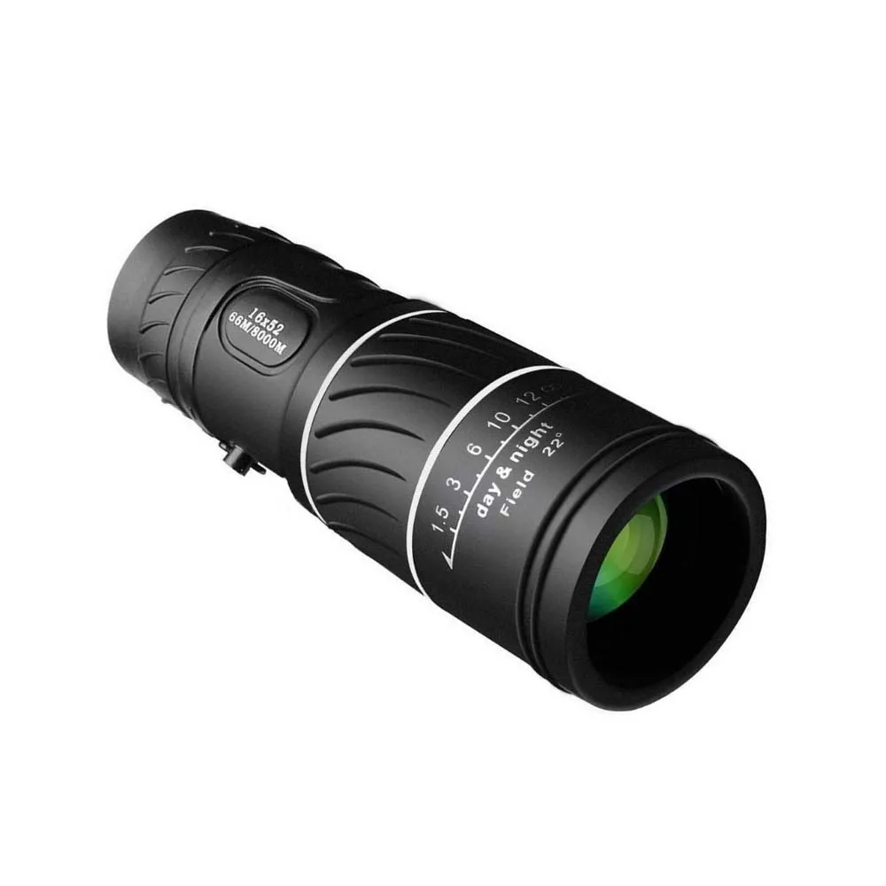 Портативный 16X52 высокого уровня Jumelles Tlescope Monoculaire 66/8000 м En Plastique Extrieur Noir Sports De Plein Air