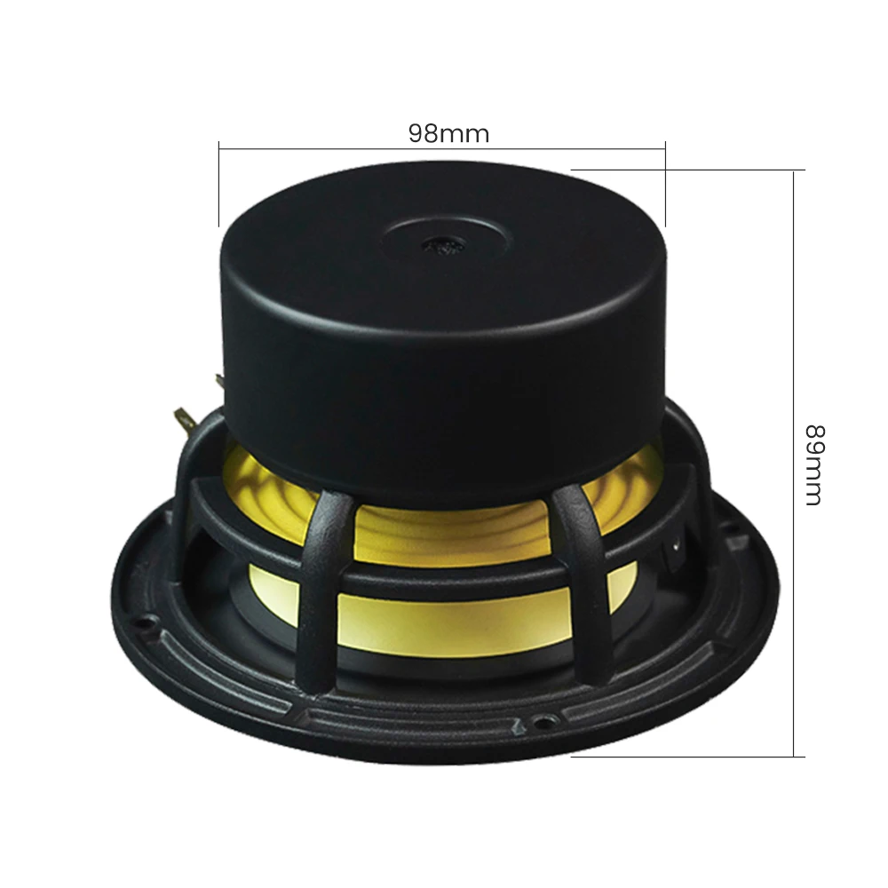 Computer Speakers Portable Speakers Audio Speakers 1Pc 5.25 Inch Fever Full Range Speaker Aluminum Cone Loudspeaker 4 8 Ohm 50W Bookshelf Hifi Home Theater Music Speaker